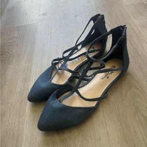 Chic denim Strappy Women's Shoes